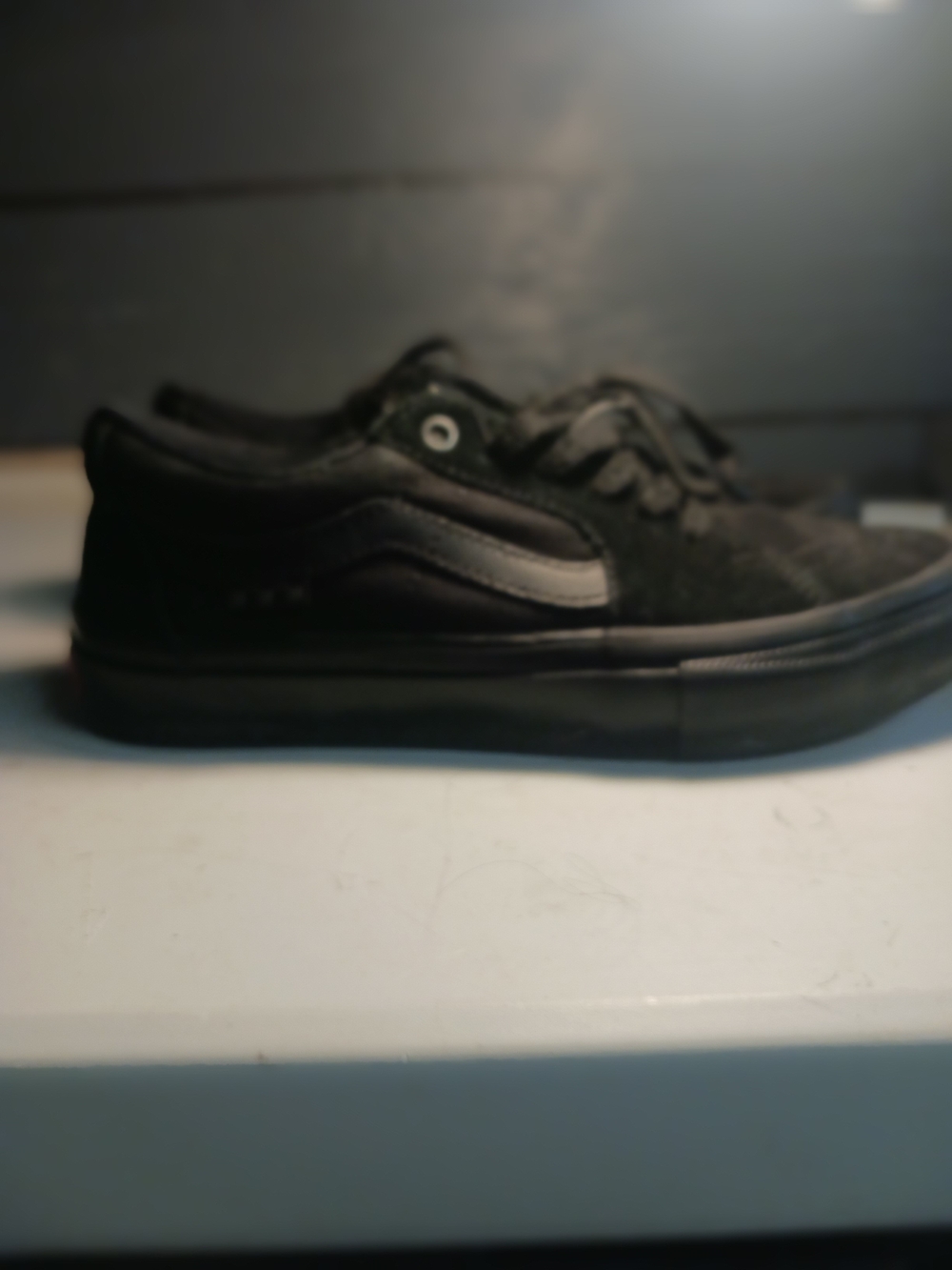 Vans Black Low-Top Skate Sneakers